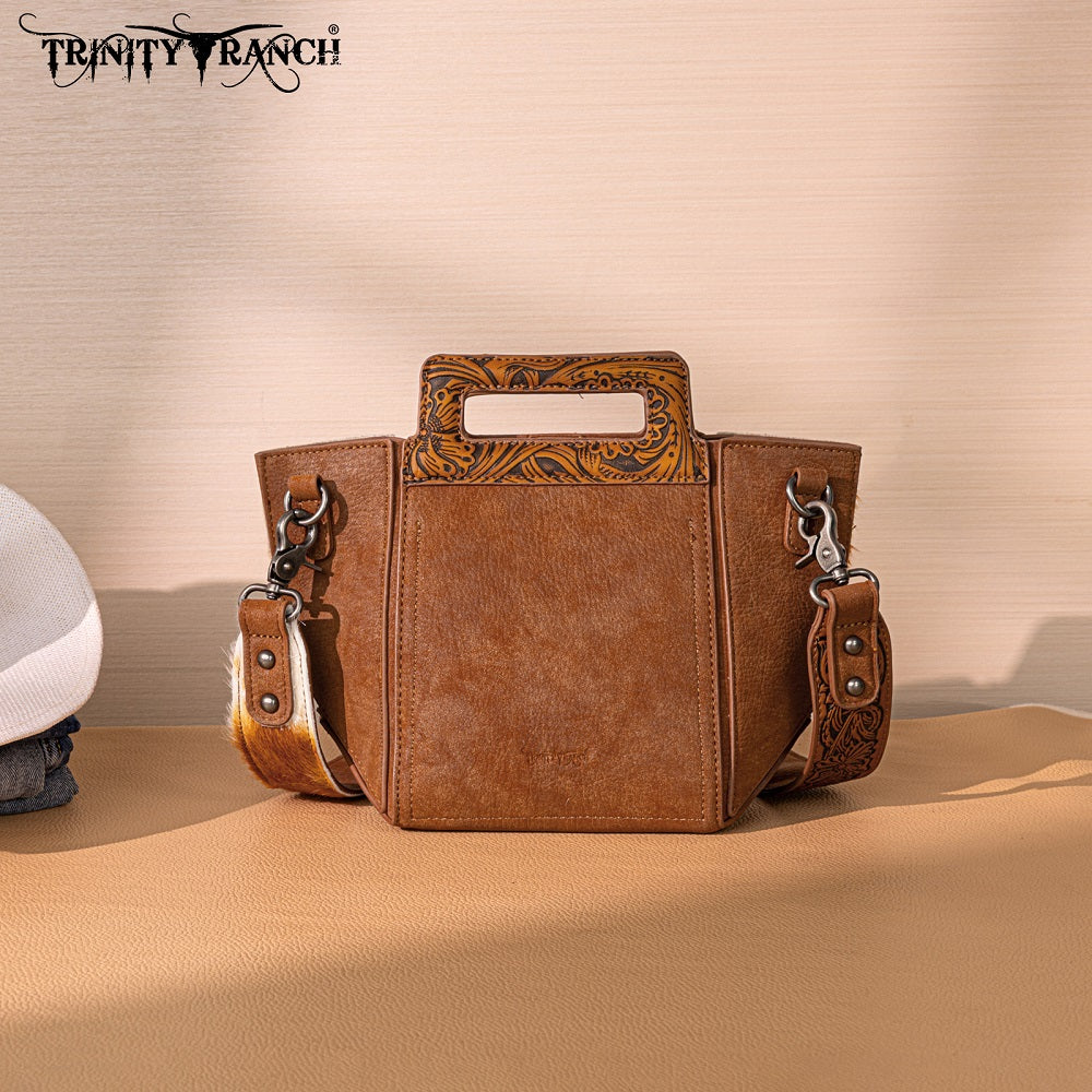 Trinity Ranch Fringe Cowhide Tote Bag