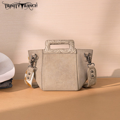Trinity Ranch Fringe Cowhide Tote Bag