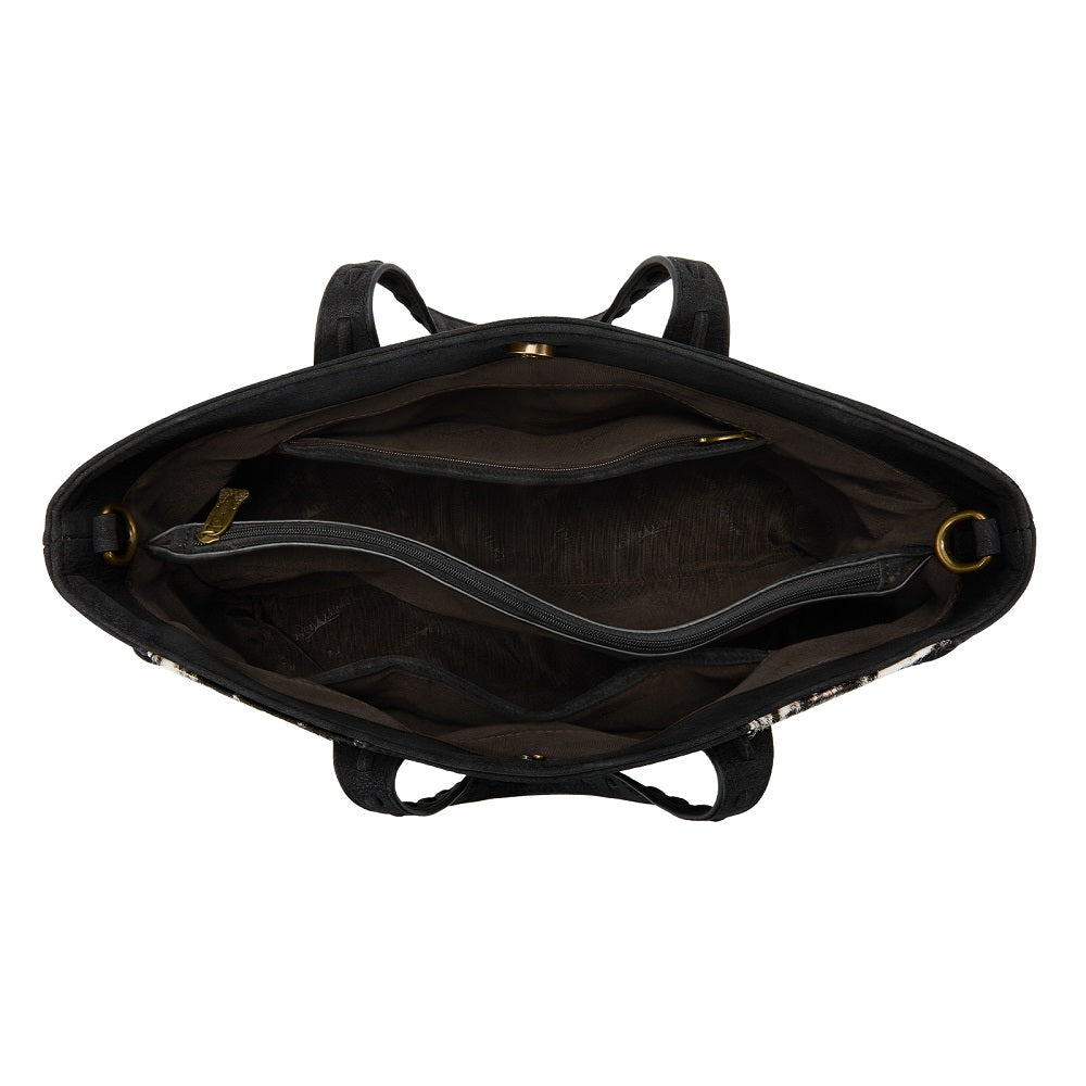 Trinity Ranch Genuine Cowhide Concealed Carry Tote Bag