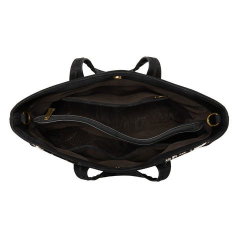 Trinity Ranch Genuine Cowhide Concealed Carry Tote Bag