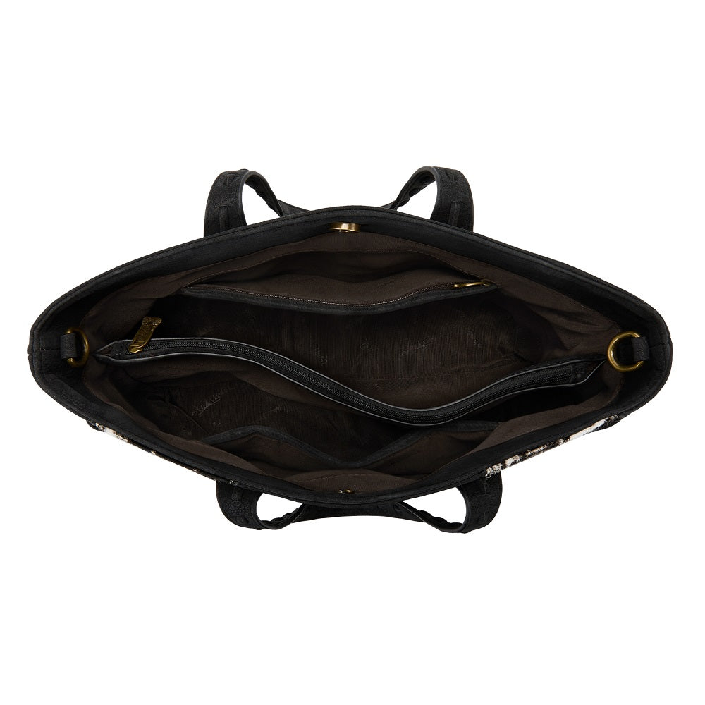 Trinity Ranch Genuine Cowhide Concealed Carry Tote Bag