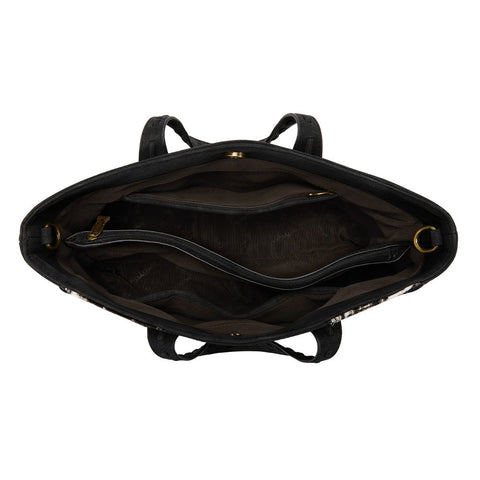 Trinity Ranch Genuine Cowhide Concealed Carry Tote Bag