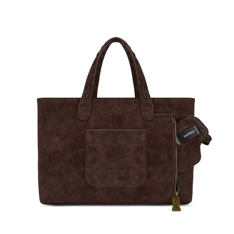 Trinity Ranch Genuine Cowhide Concealed Carry Tote Bag