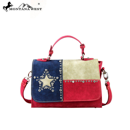 Montana West Texas Pride Collection Messenger/Shoulder Bag