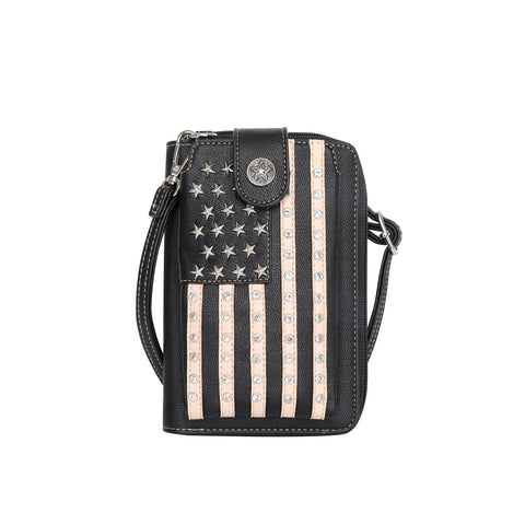 Montana West American Pride Phone Case Crossbody Wallet