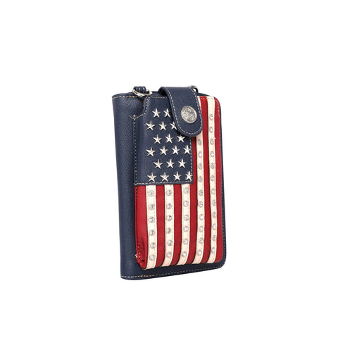 Montana West American Pride Phone Case Crossbody Wallet