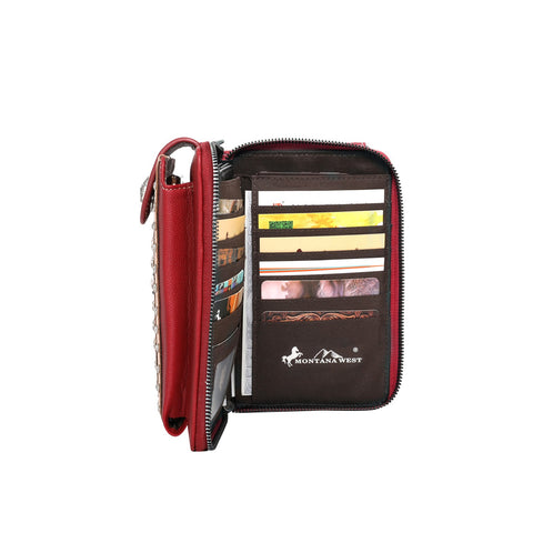 Montana West American Pride Phone Case Crossbody Wallet