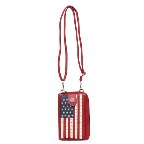 Montana West American Pride Phone Case Crossbody Wallet