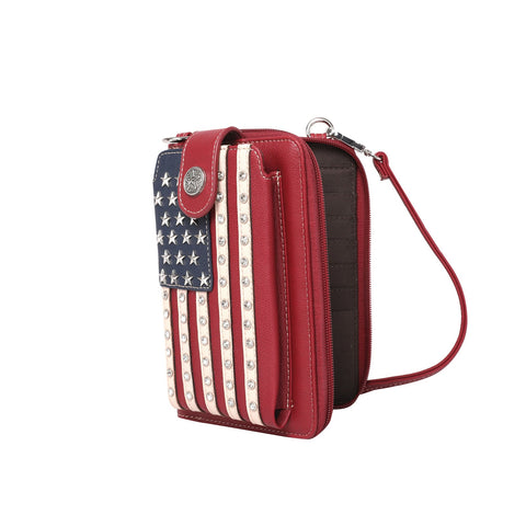 Montana West American Pride Phone Case Crossbody Wallet