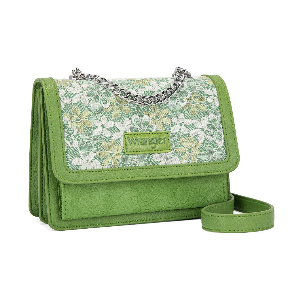 Wrangler Chic Lace Chain Shoulder Bag