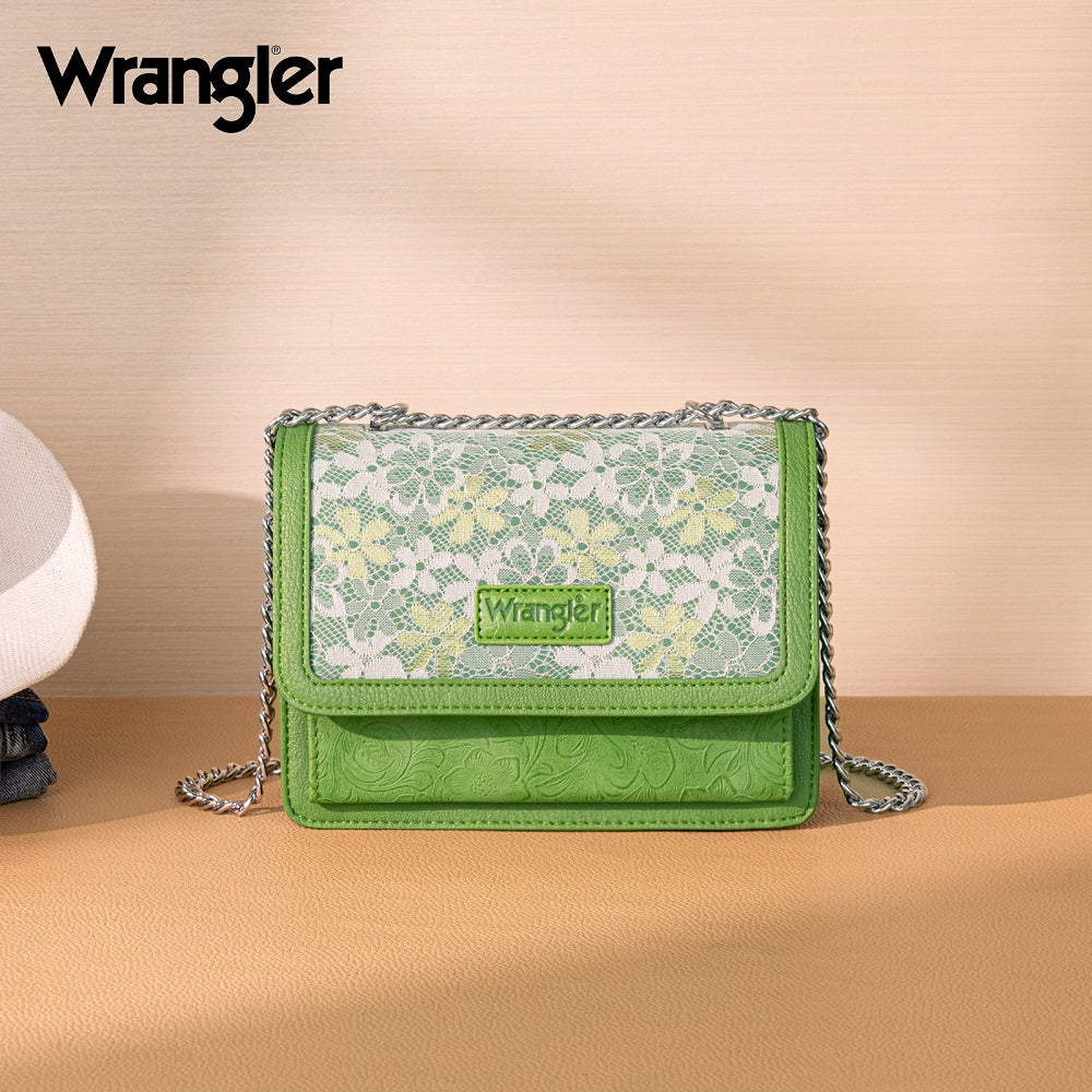 Wrangler Chic Lace Chain Shoulder Bag