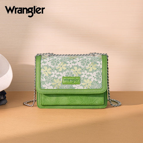 Wrangler Chic Lace Chain Shoulder Bag