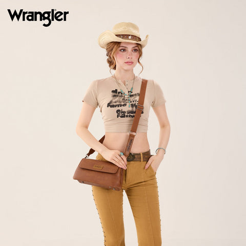 Wrangler Flap Shoulder Crossbody Bag