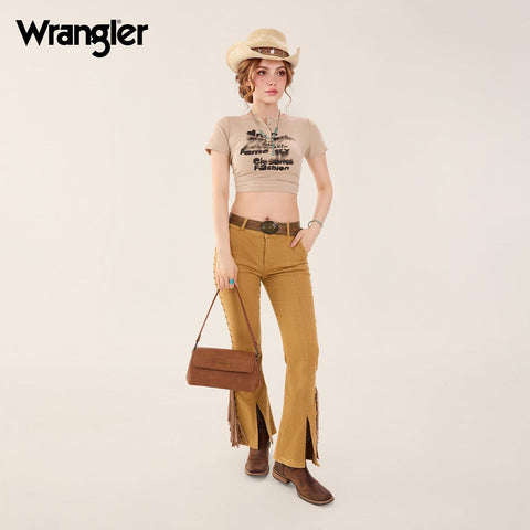 Wrangler Flap Shoulder Crossbody Bag