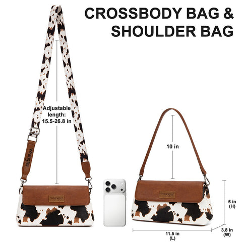 Wrangler Flap Shoulder Crossbody Bag