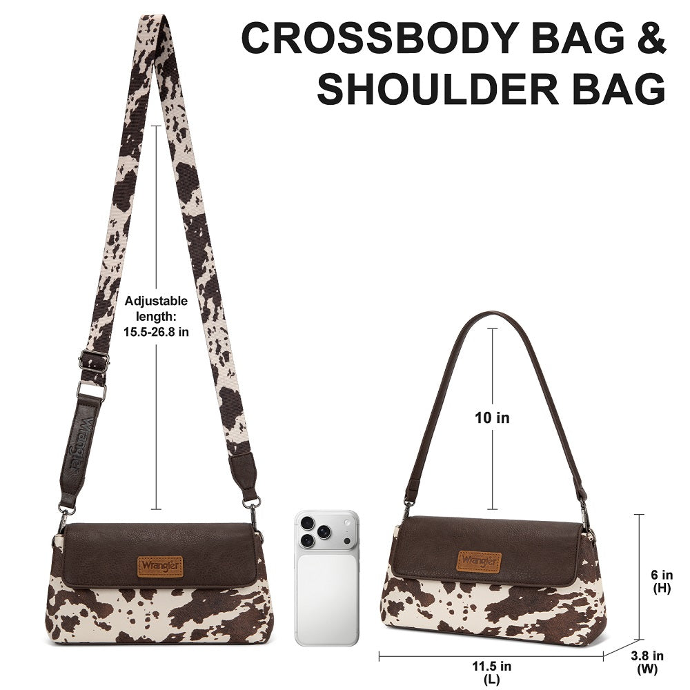 Wrangler Flap Shoulder Crossbody Bag