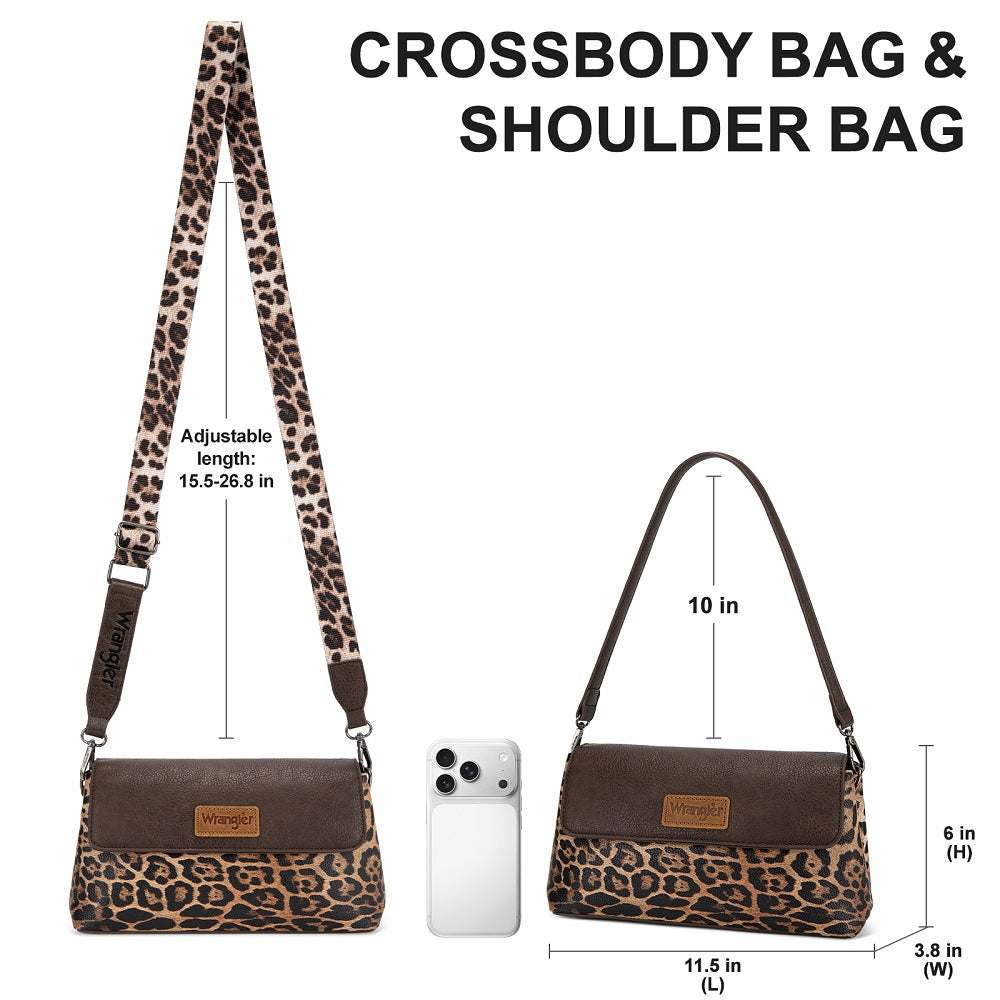 Wrangler Flap Shoulder Crossbody Bag