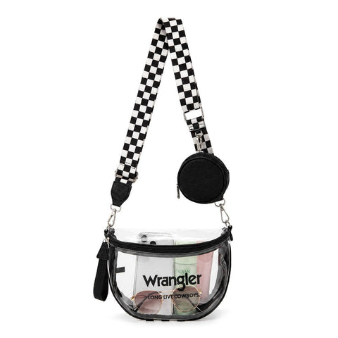 Wrangler Clear Crossbody Bag Set