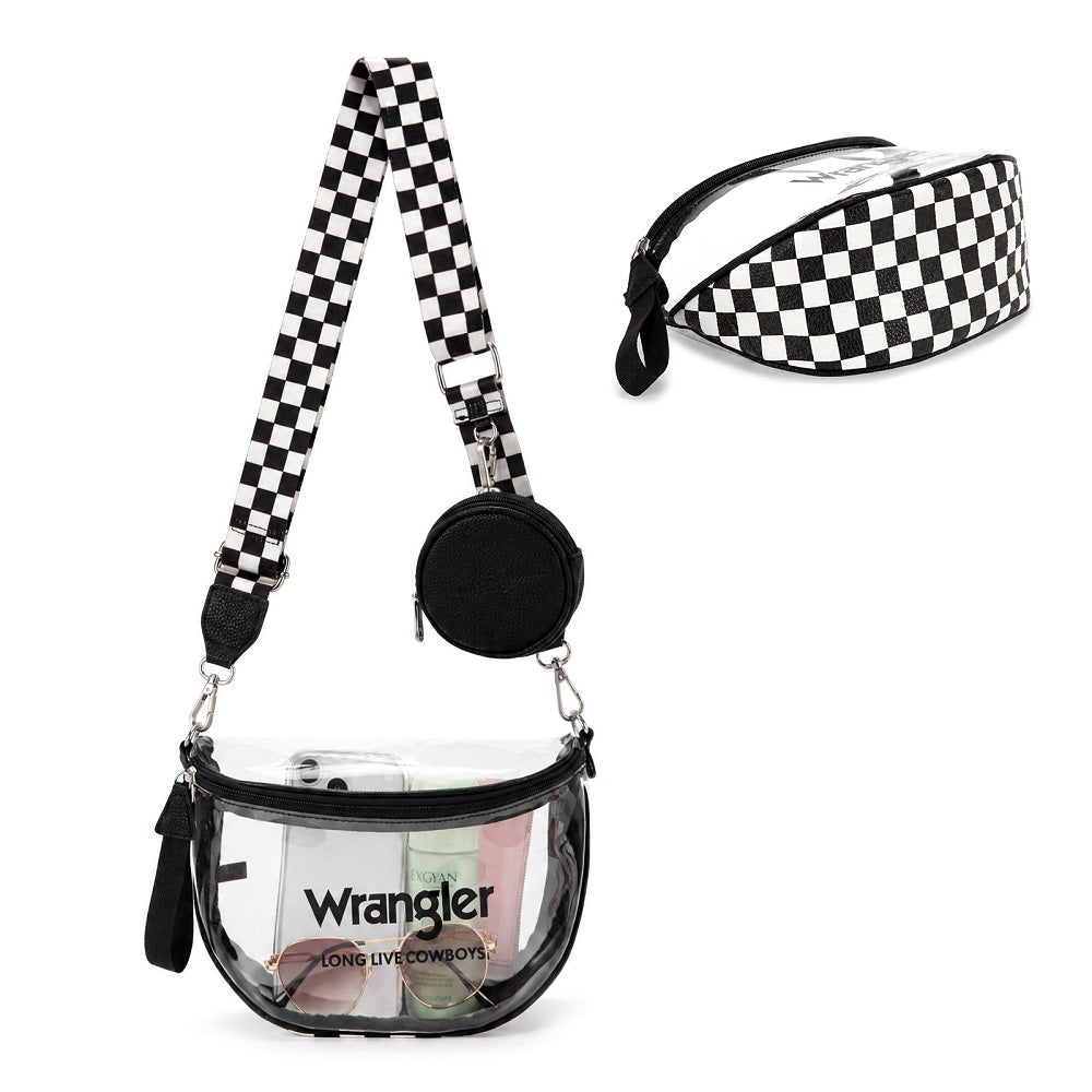 Wrangler Clear Crossbody Bag Set