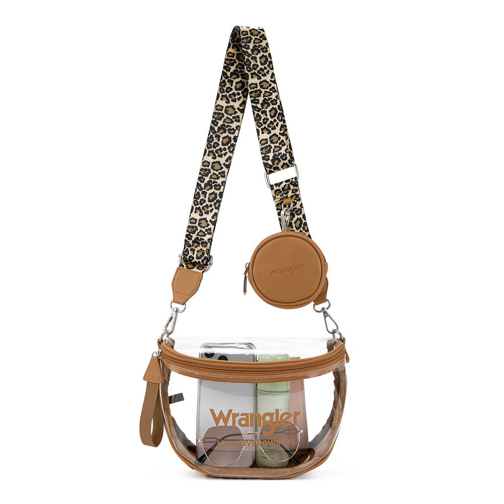 Wrangler Clear Crossbody Bag Set