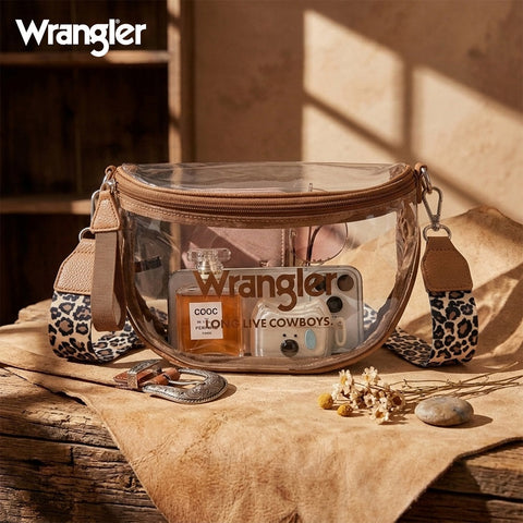 Wrangler Clear Crossbody Bag Set