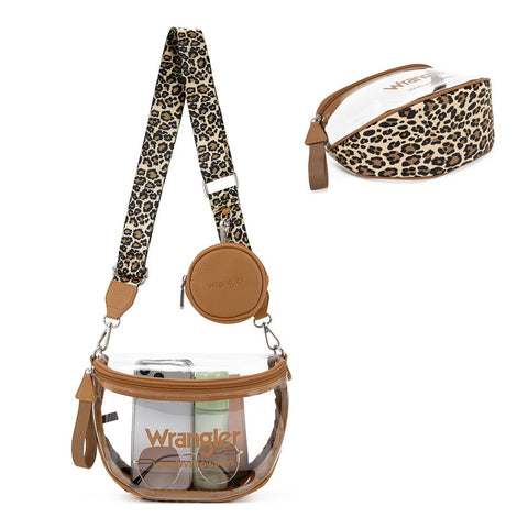 Wrangler Clear Crossbody Bag Set
