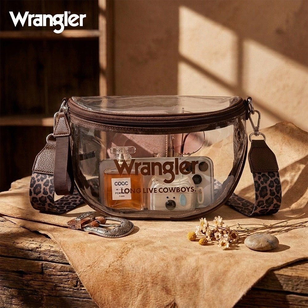 Wrangler Clear Crossbody Bag Set