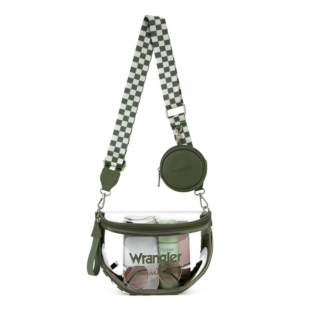 Wrangler Clear Crossbody Bag Set