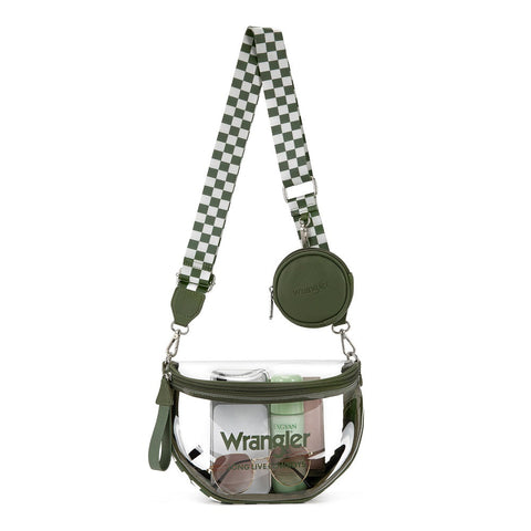 Wrangler Clear Crossbody Bag Set