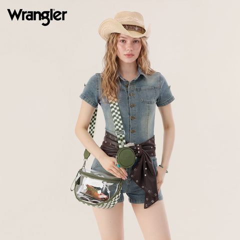 Wrangler Clear Crossbody Bag Set
