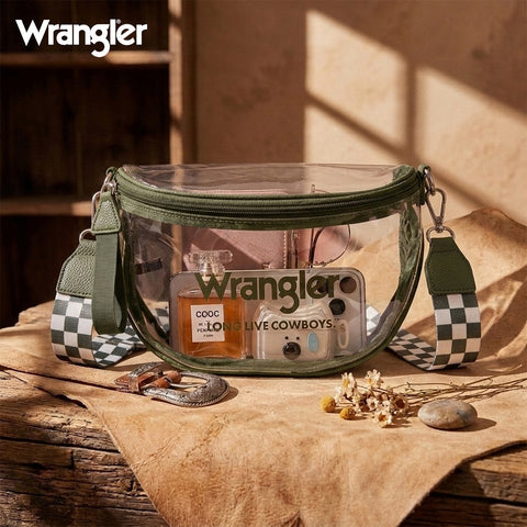 Wrangler Clear Crossbody Bag Set
