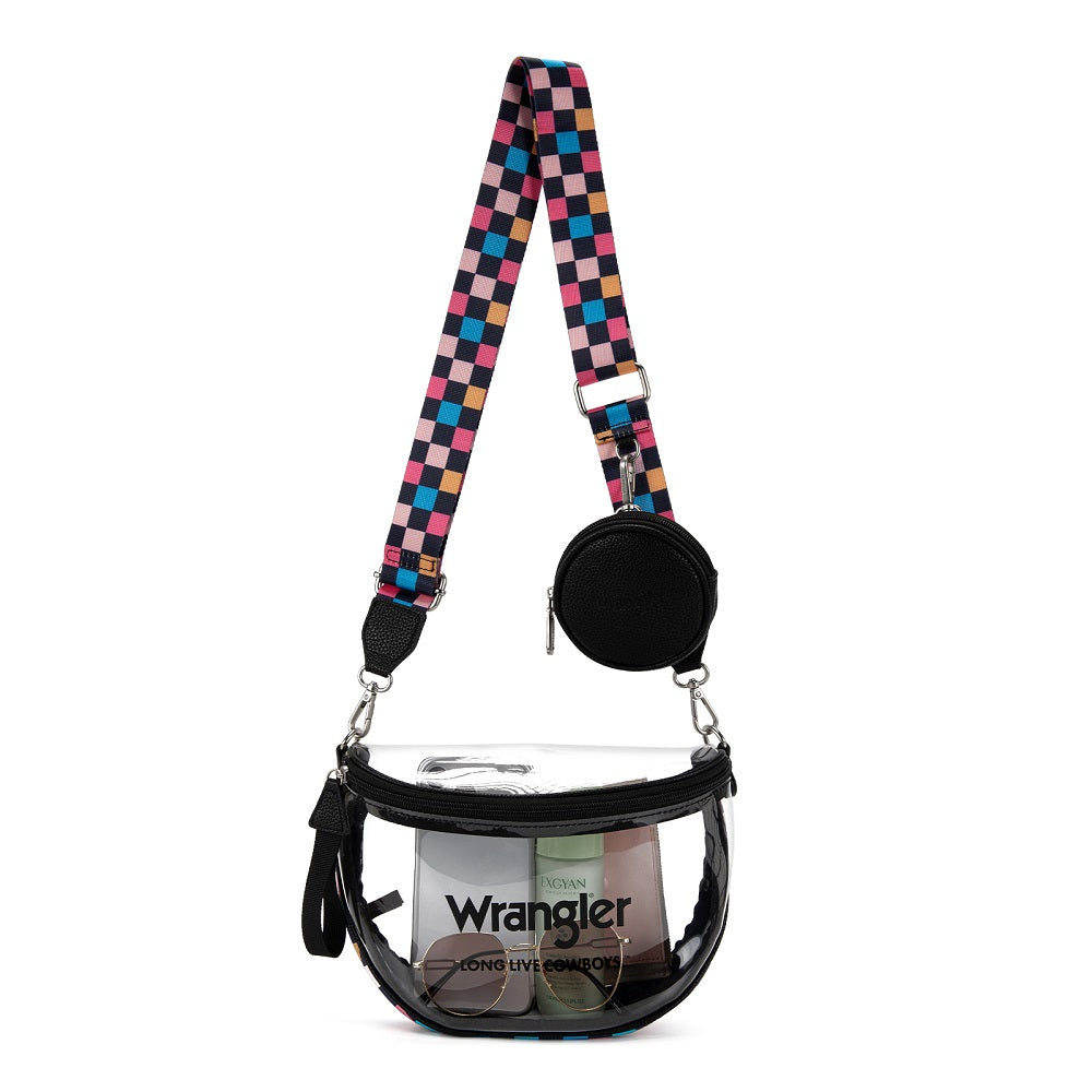 Wrangler Clear Crossbody Bag Set