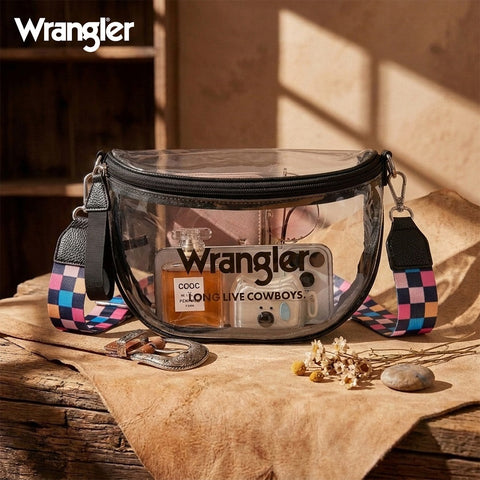 Wrangler Clear Crossbody Bag Set