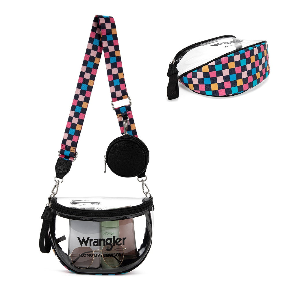 Wrangler Clear Crossbody Bag Set