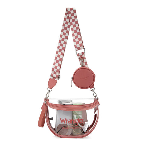 Wrangler Clear Crossbody Bag Set