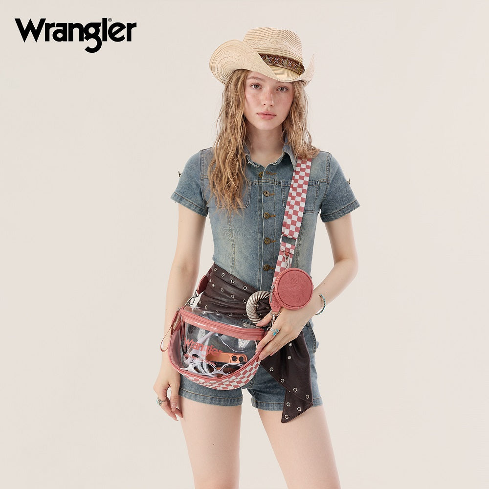 Wrangler Clear Crossbody Bag Set