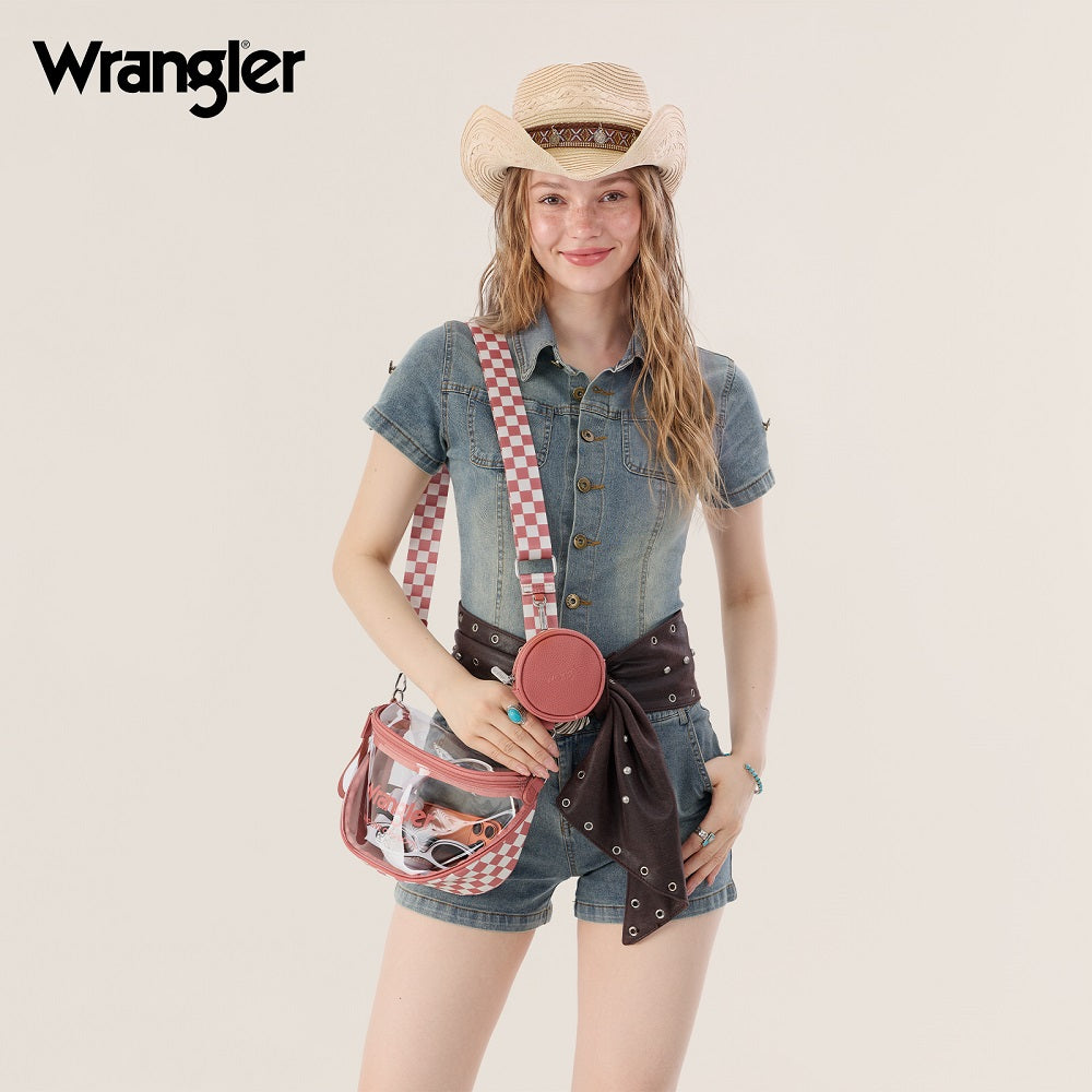 Wrangler Clear Crossbody Bag Set