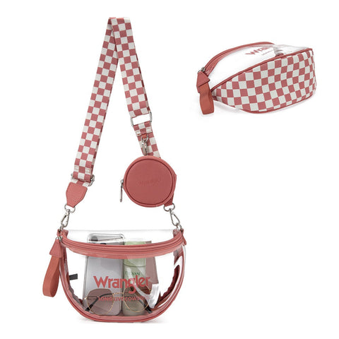 Wrangler Clear Crossbody Bag Set