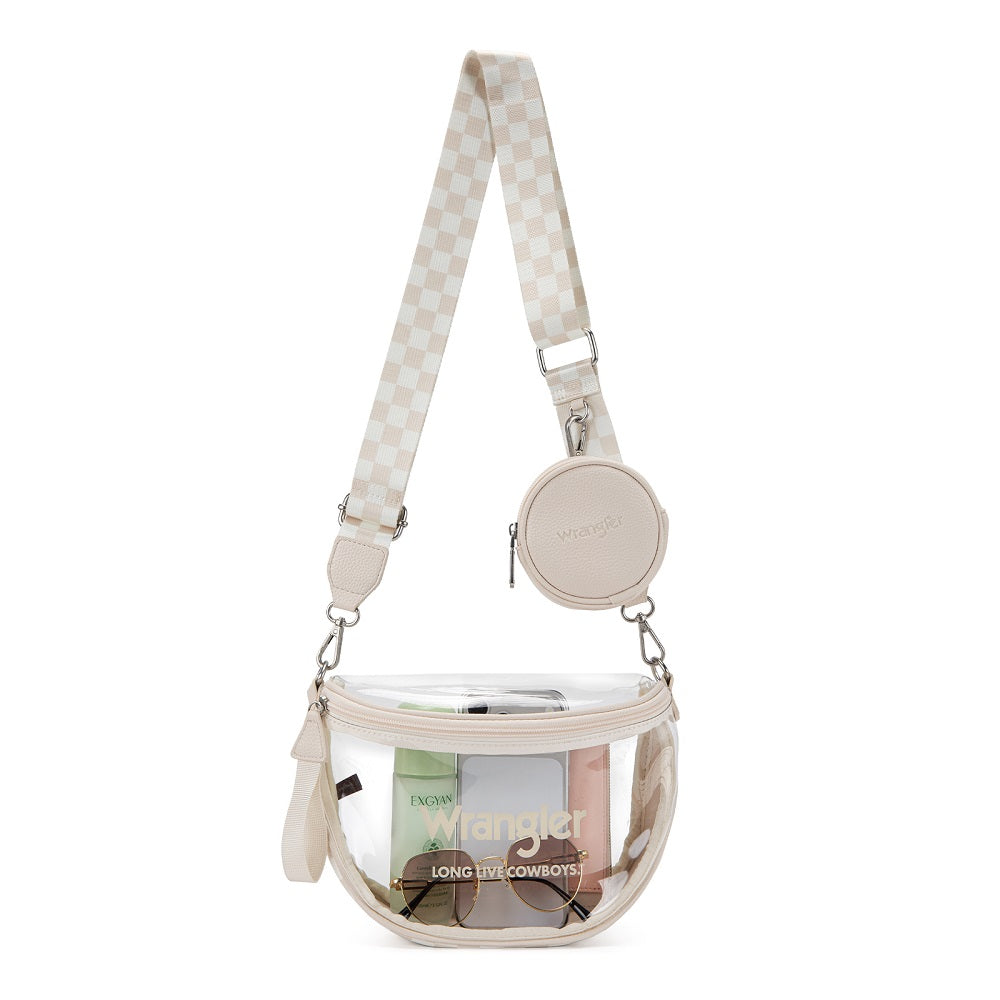 Wrangler Clear Crossbody Bag Set