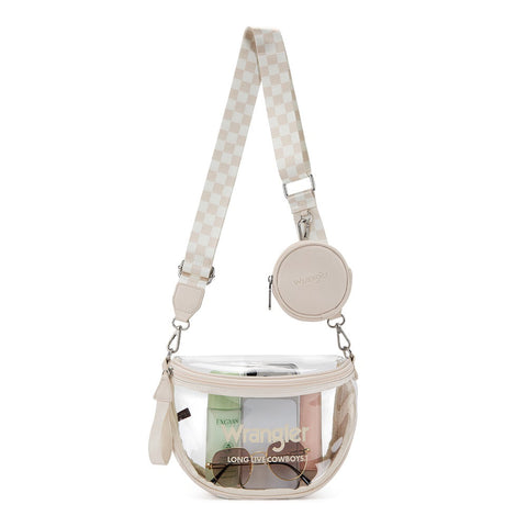 Wrangler Clear Crossbody Bag Set