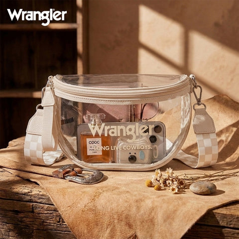 Wrangler Clear Crossbody Bag Set