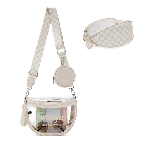 Wrangler Clear Crossbody Bag Set