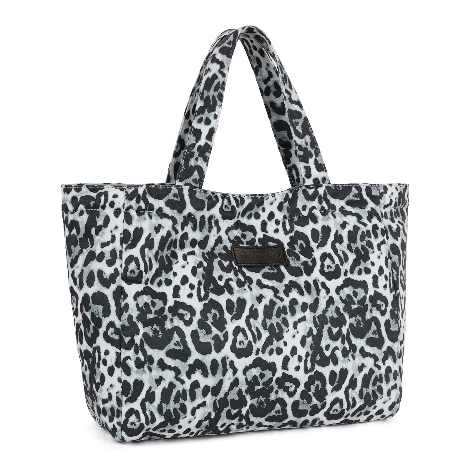 Wrangler Leopard Print Tote Set with Clear Outer Bag