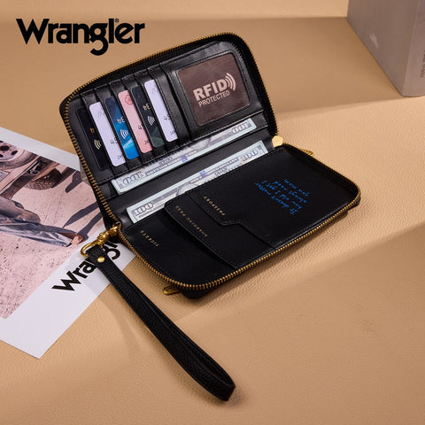 Wrangler RFID Blocking Wristlet Wallet