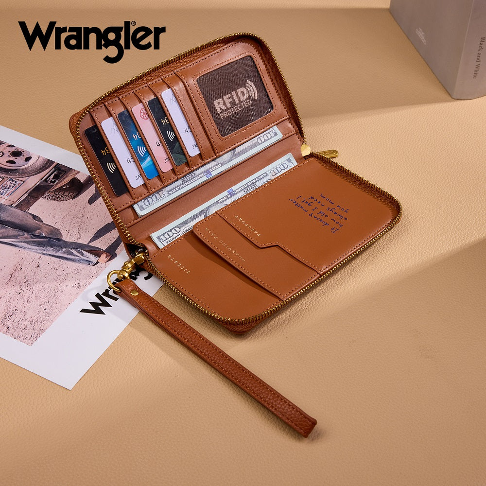 Wrangler RFID Blocking Wristlet Wallet