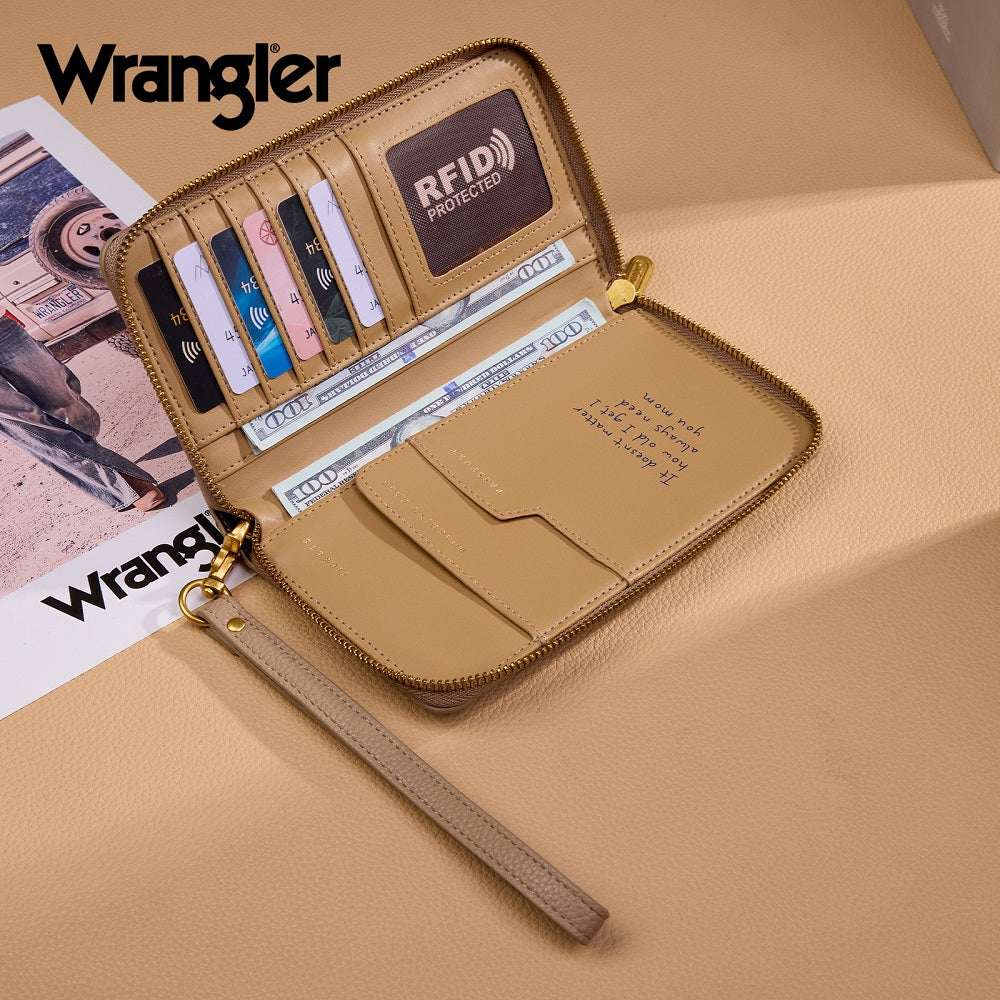 Wrangler RFID Blocking Wristlet Wallet