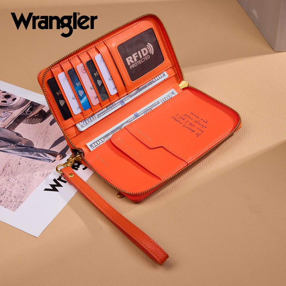 Wrangler RFID Blocking Wristlet Wallet