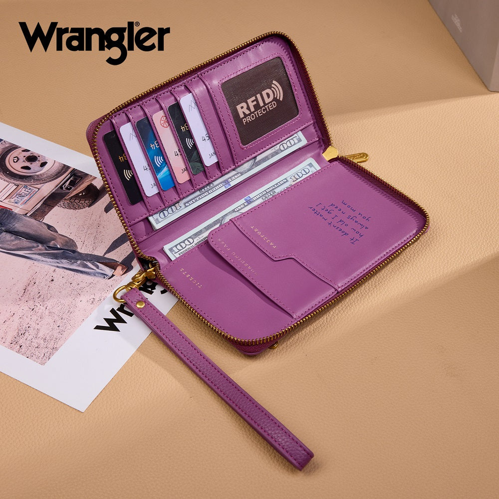 Wrangler RFID Blocking Wristlet Wallet