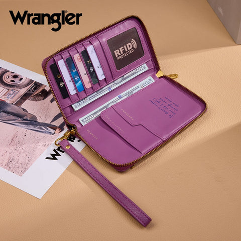 Wrangler RFID Blocking Wristlet Wallet