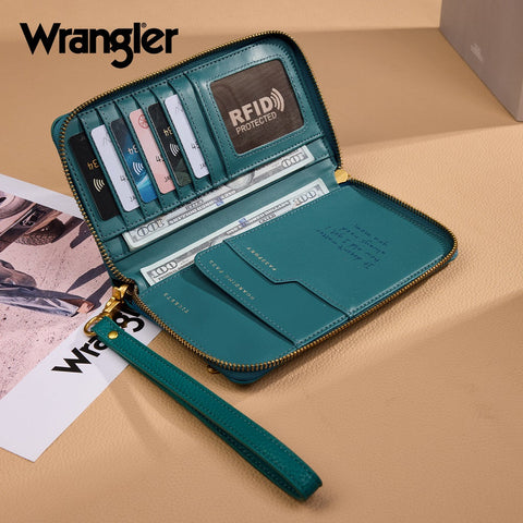 Wrangler RFID Blocking Wristlet Wallet